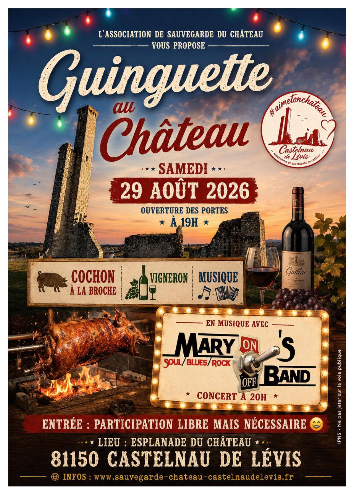 Guinguette au château